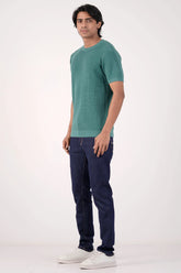 Men Sweater T-Shirt (Dk. Sage)